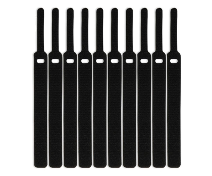 Label The Cable Organizer do kabli czarny 10 sztuk